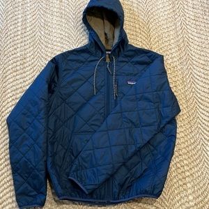 Patagonia diamond quilted bomber hooded jacket